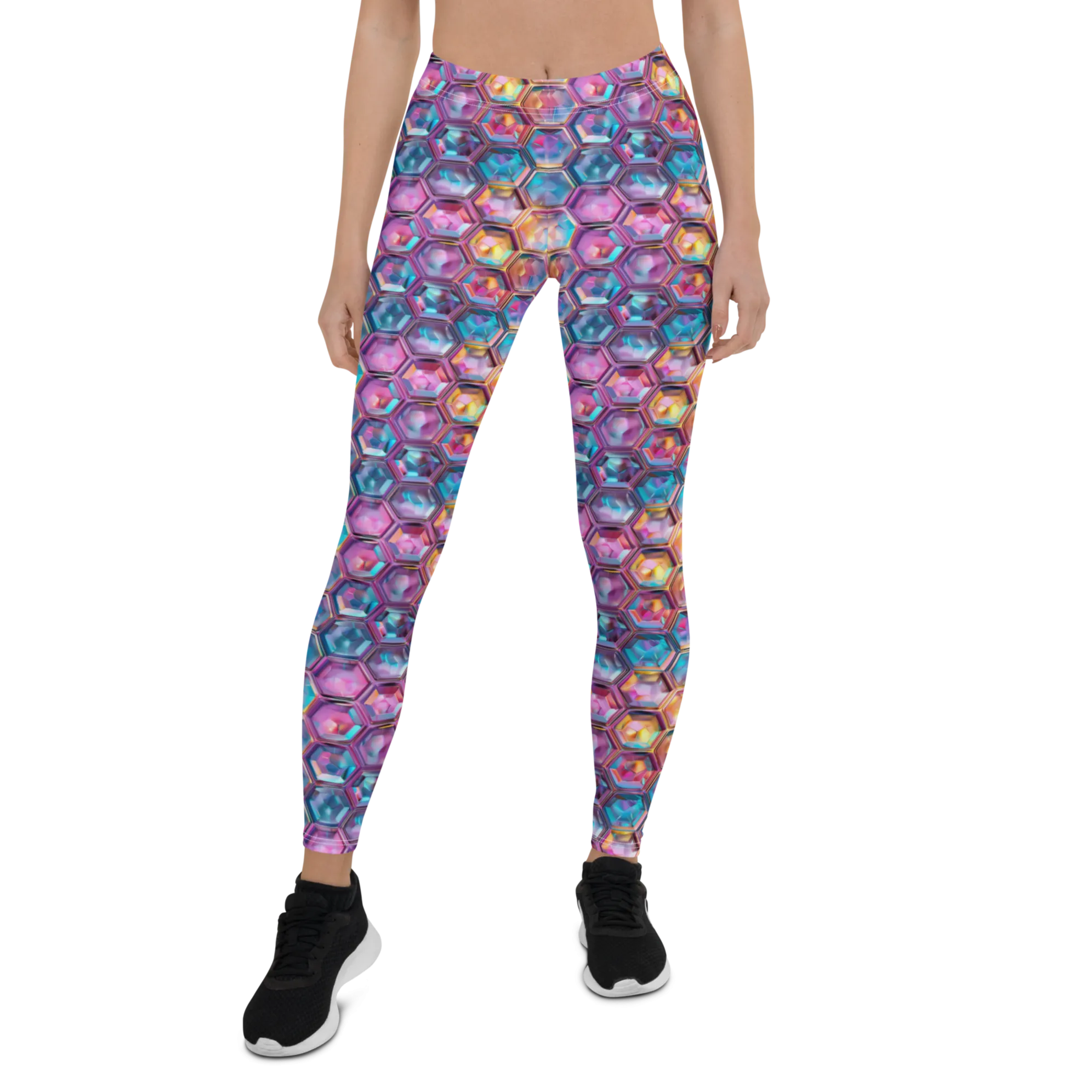 Rainbow Honeycomb Leggings