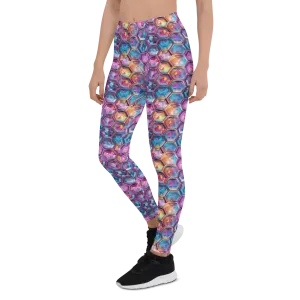 Rainbow Honeycomb Leggings