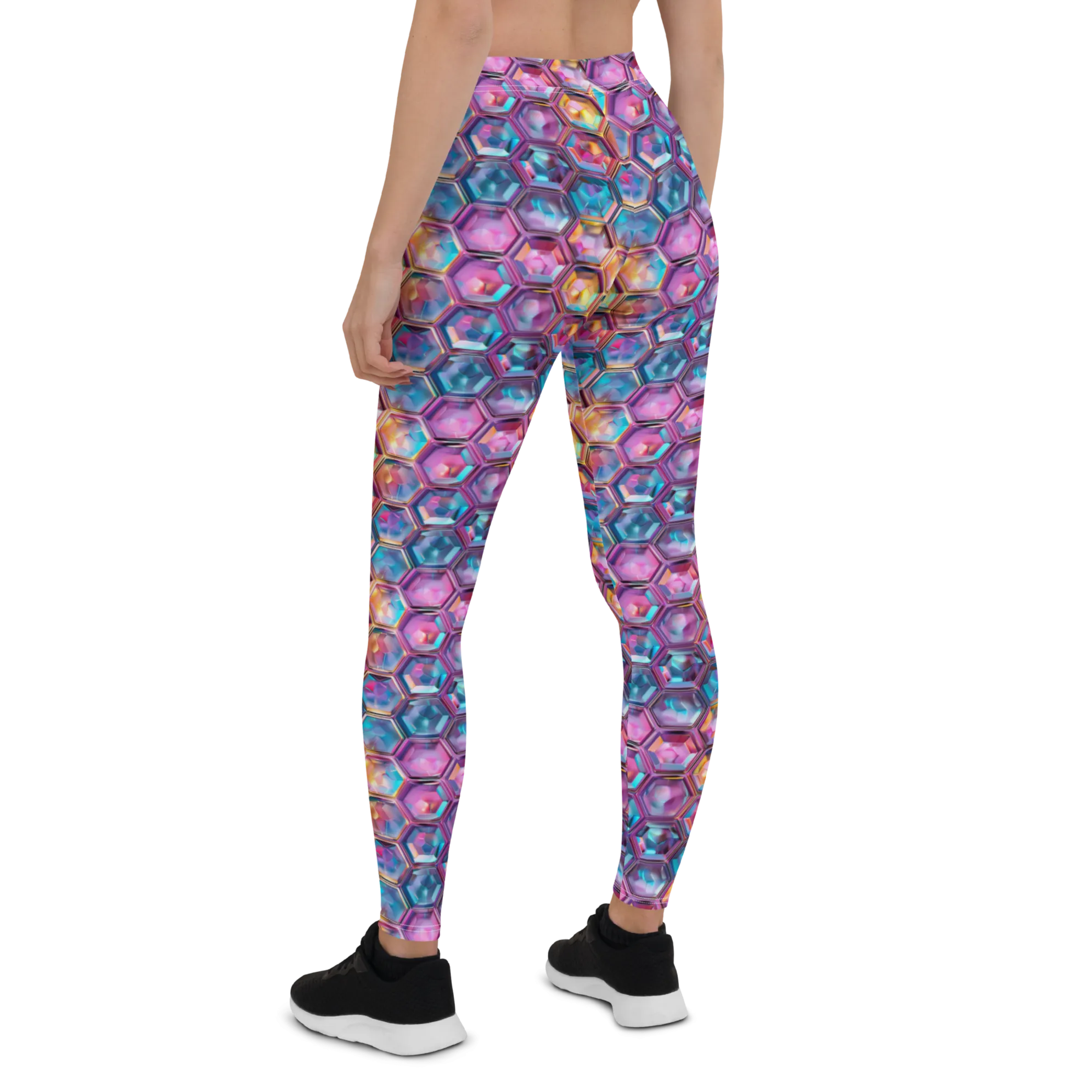 Rainbow Honeycomb Leggings