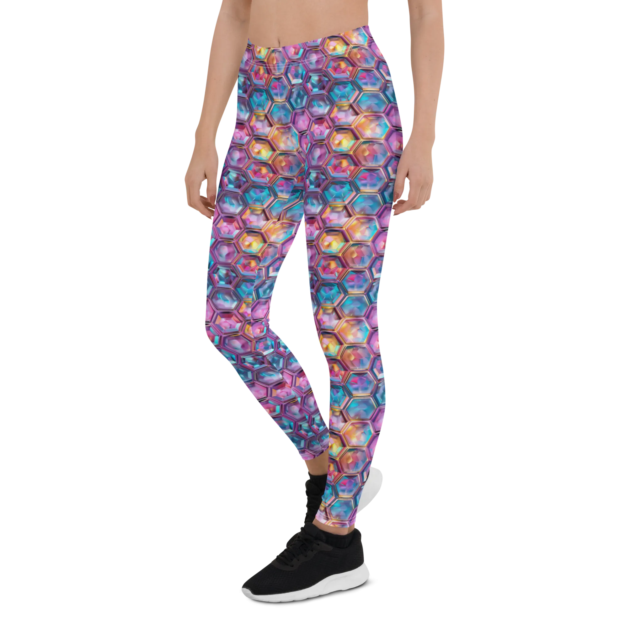 Rainbow Honeycomb Leggings