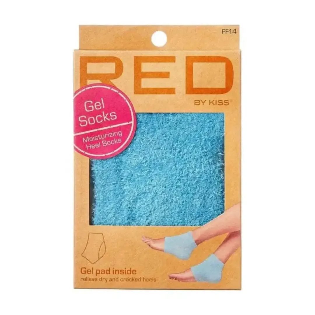 Red by Kiss Pedicure Gel Socks Moisturizing Heel Socks