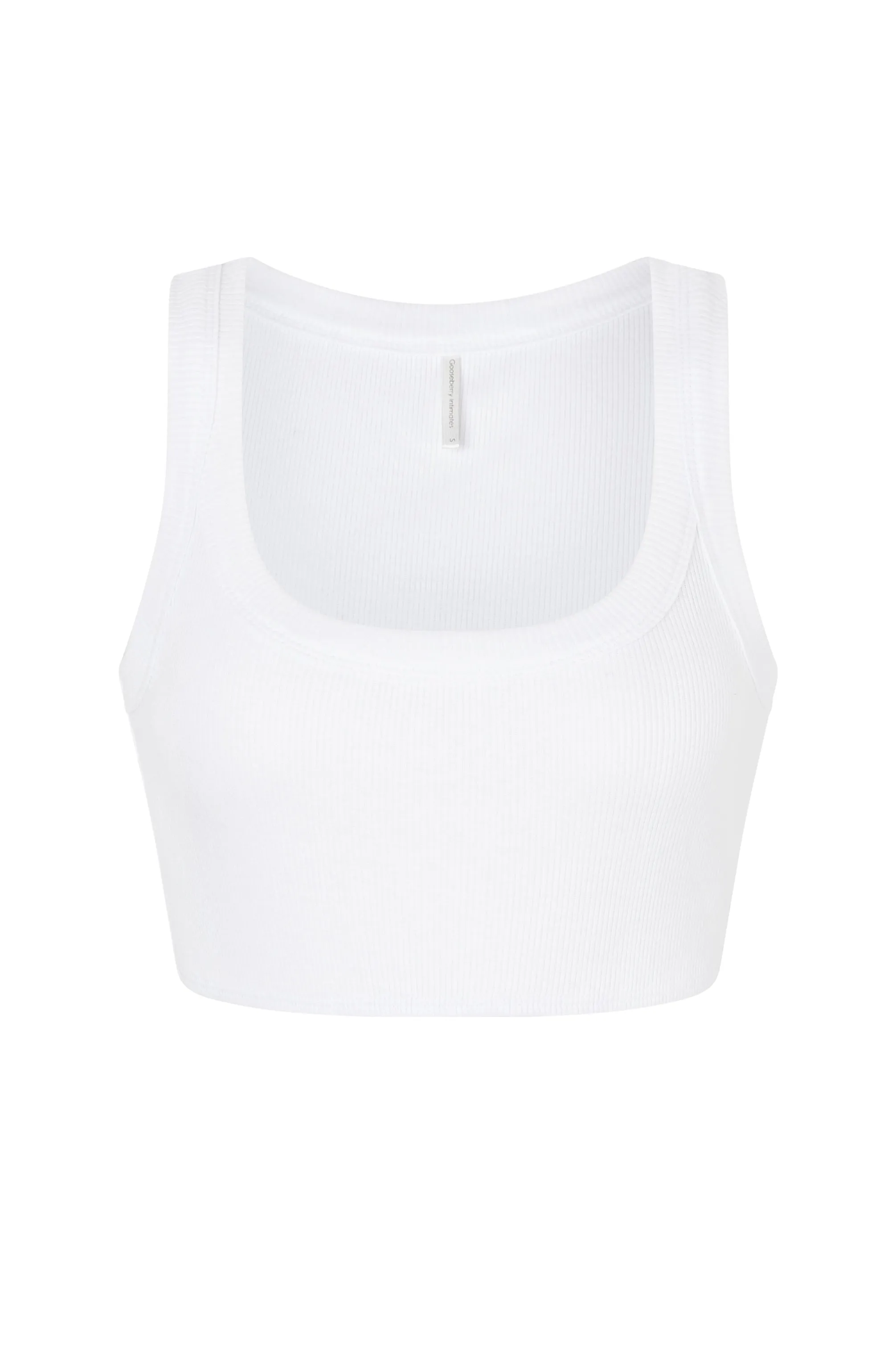 Rib Crop White