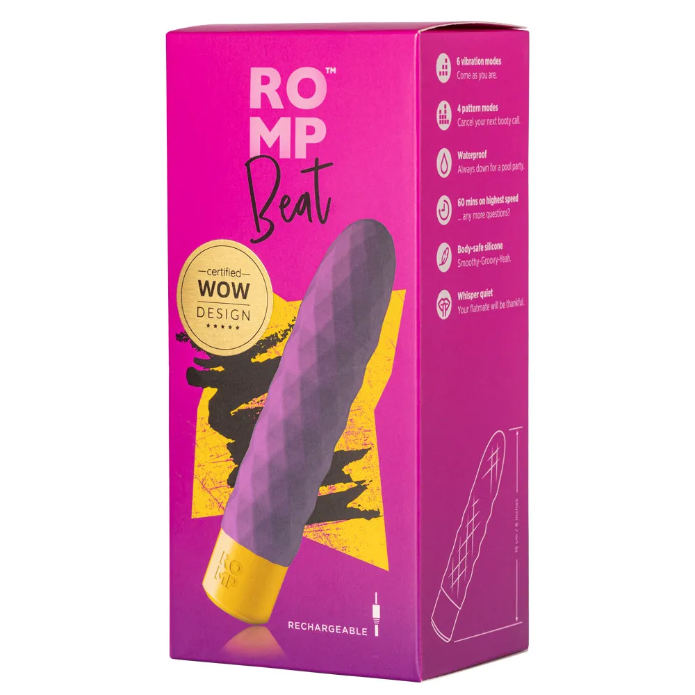 Romp Beat Rechargeable Silicone Vibrator