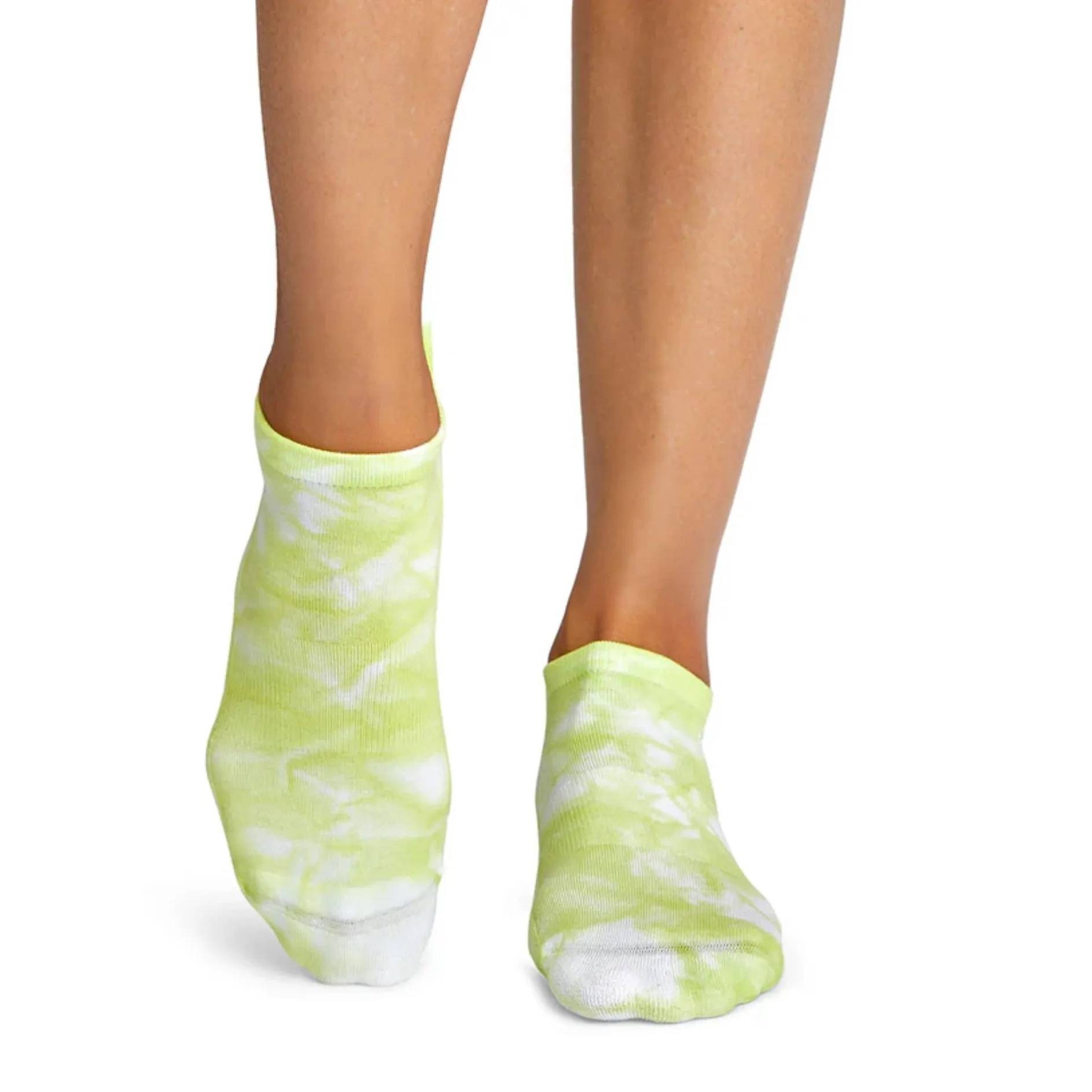Savvy Lime Tie-Dye Grip Socks (Pilates / Barre)