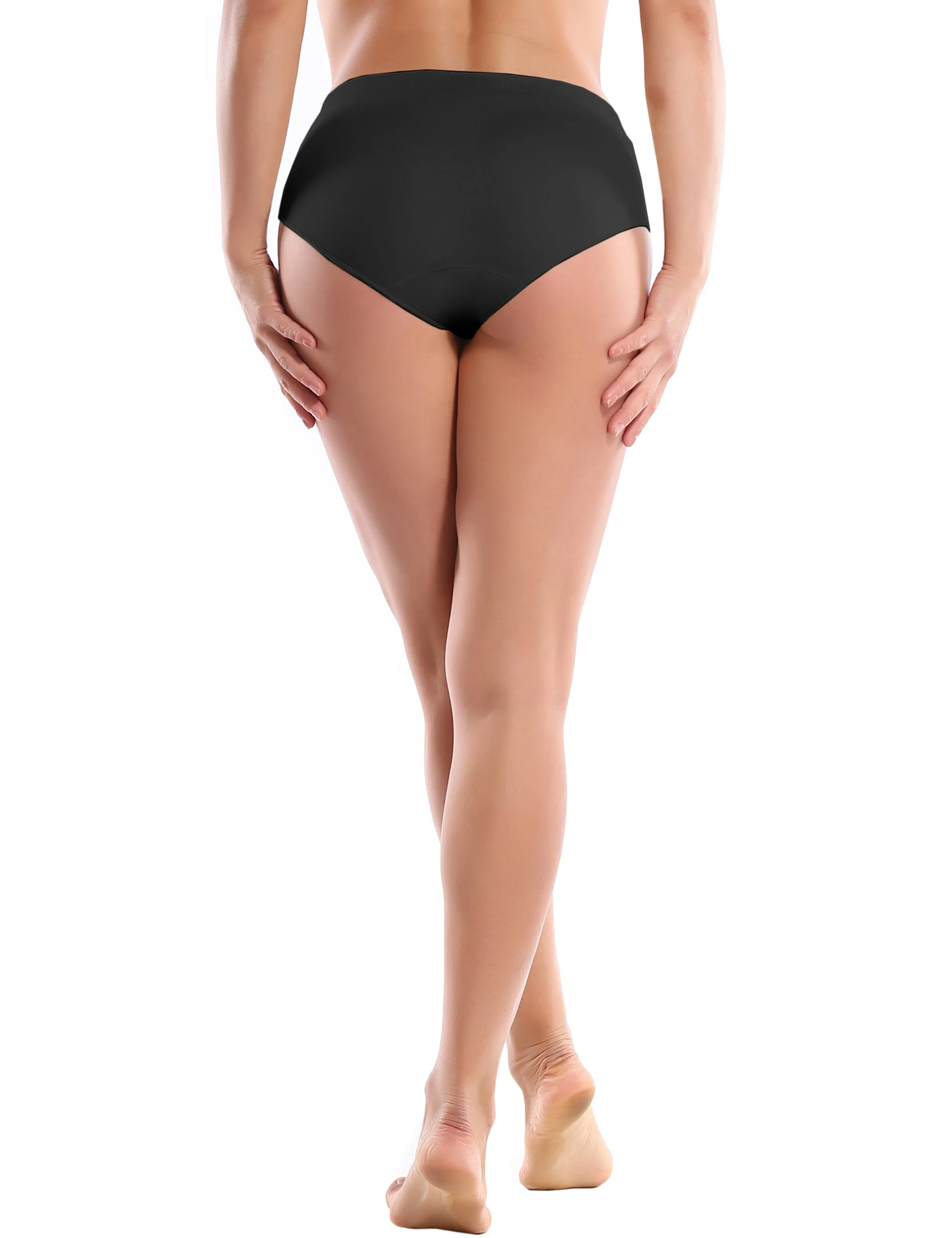 Seamless Sports Bikini Underwear black_Biking
