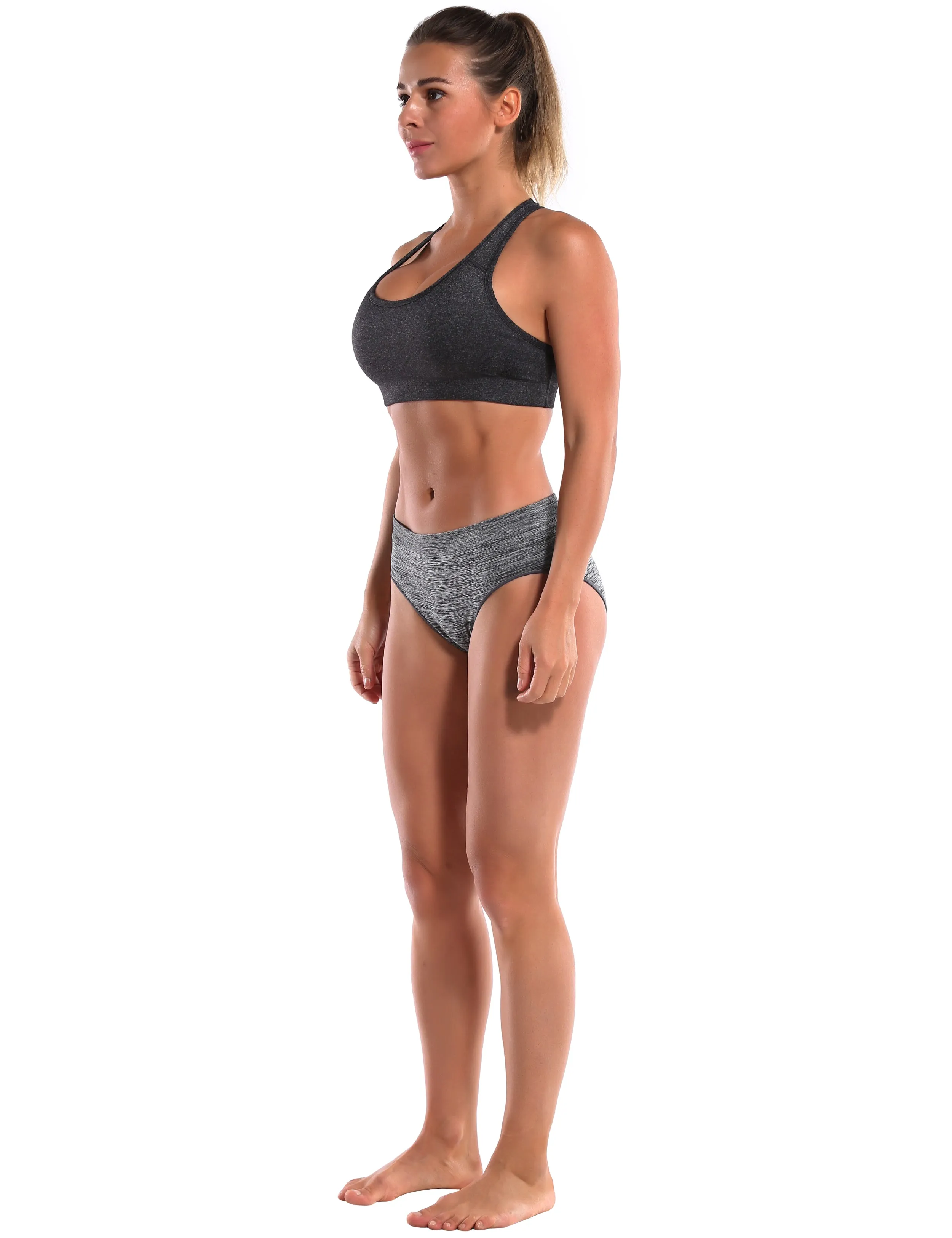 Seamless Sports Bikini Underwear heathercharcoal_Golf
