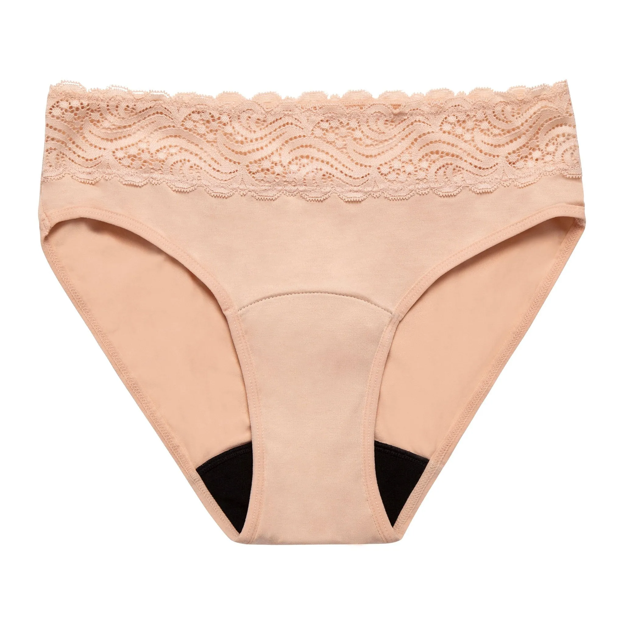 Sensual Hi Waist Bikini Light Beige