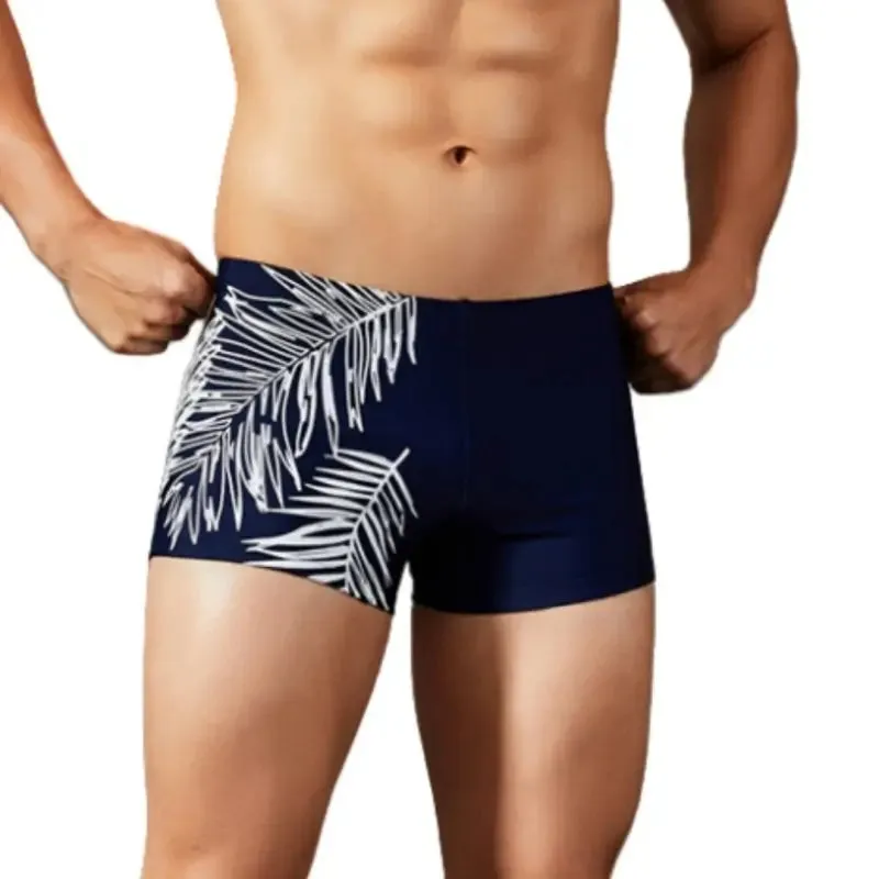 Seobean Men's Swim Trunks - Tropical Leaf Swim Shorts 90802