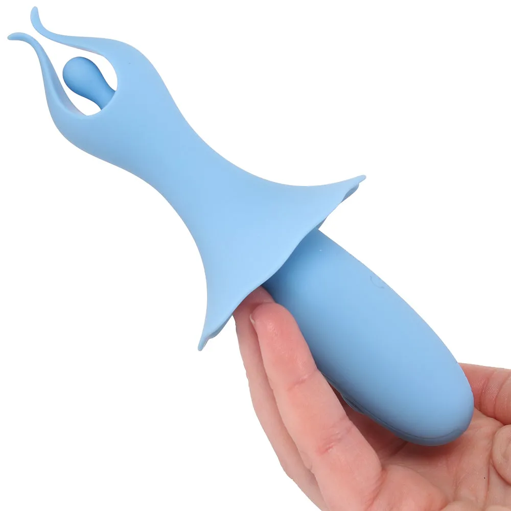 Sienna Fluttering Silicone Vibe in Blue