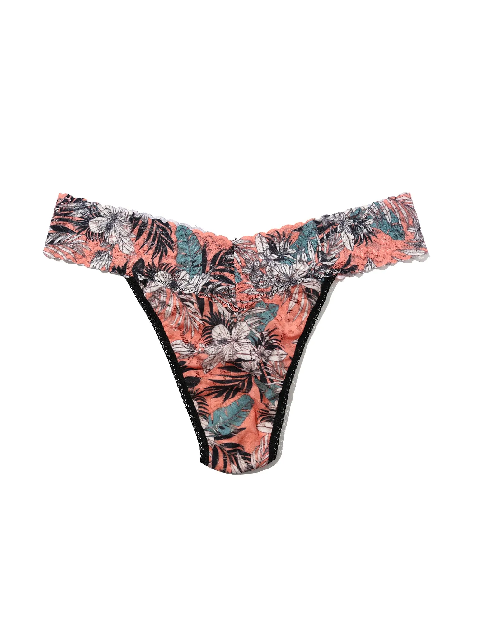 Signature Lace® Original Rise Thong And Saxx Super Soft Vibe Boxer Brief Hibiscus Jungle