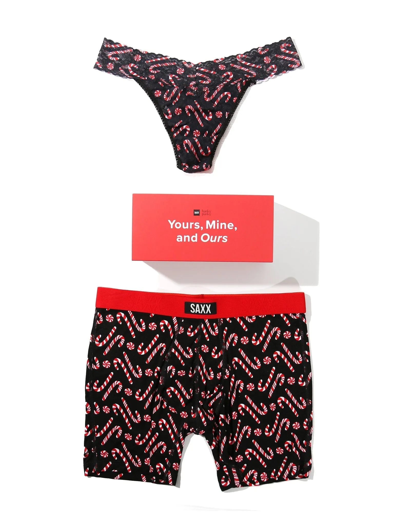 Signature Lace Original Rise Thong And Saxx Super Soft Vibe Boxer Brief