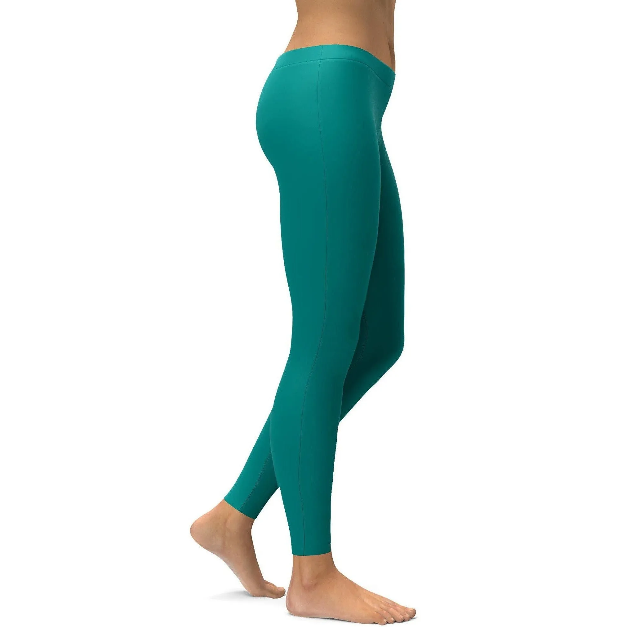 Solid Teal Leggings