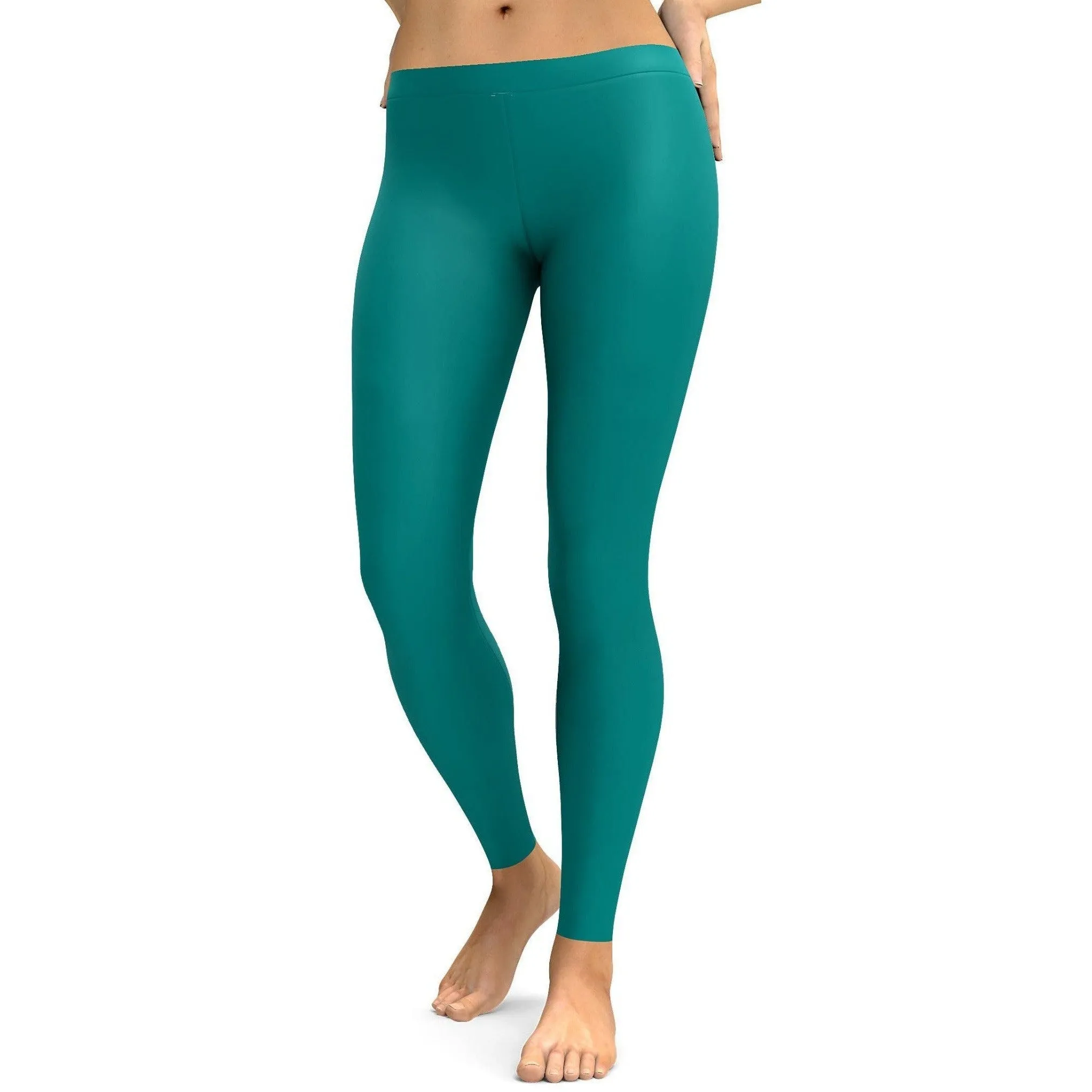Solid Teal Leggings