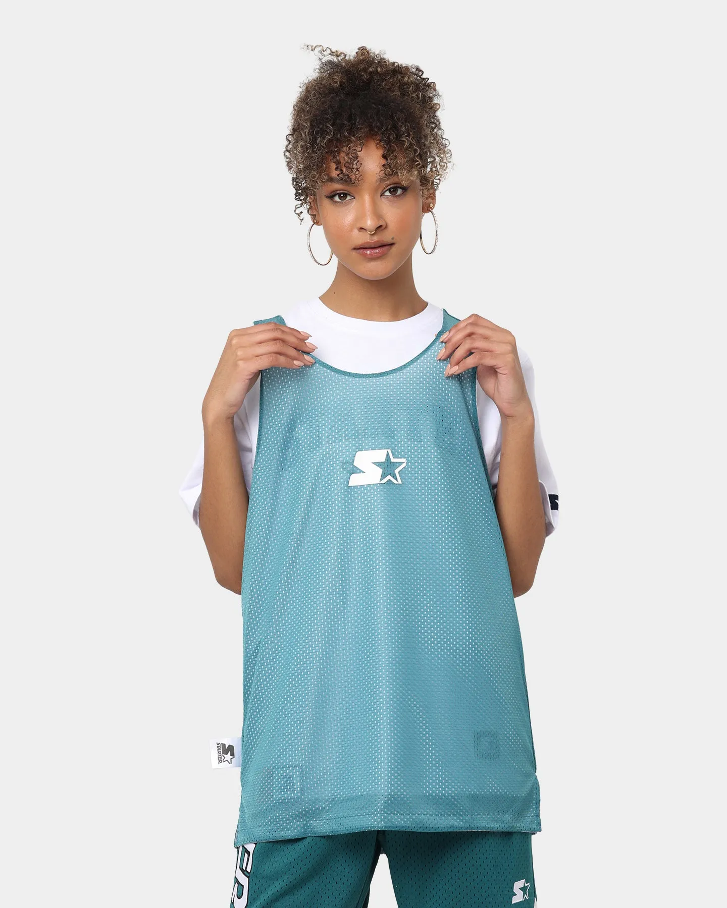 Starter Practice Reversible Jersey White/Green