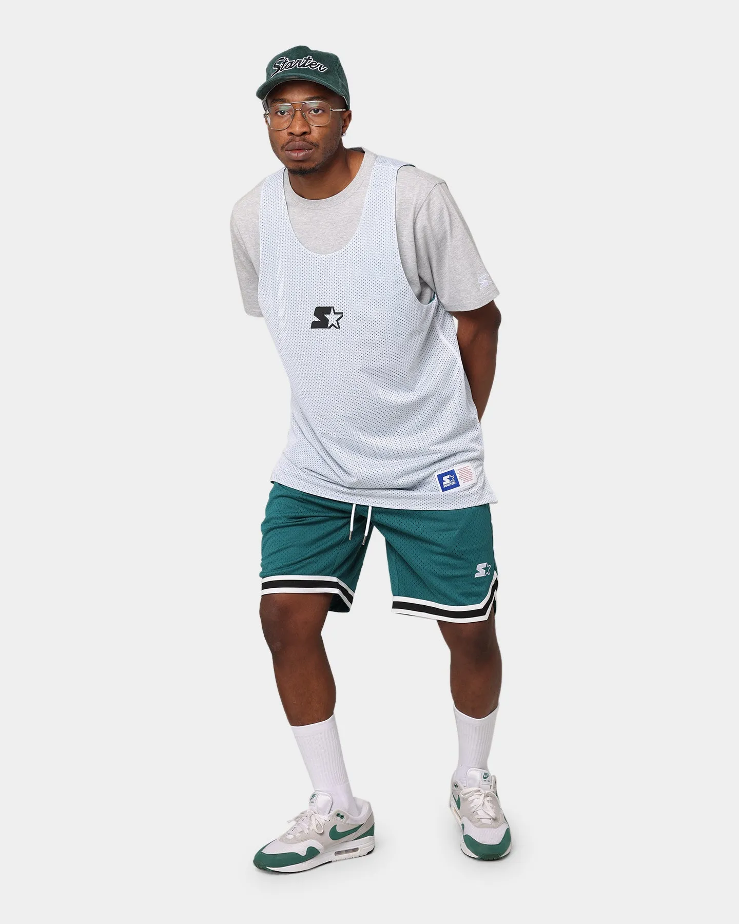 Starter Practice Reversible Jersey White/Green