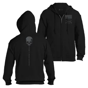 Strength Through Suffering Full-Zip Hoodie - Black