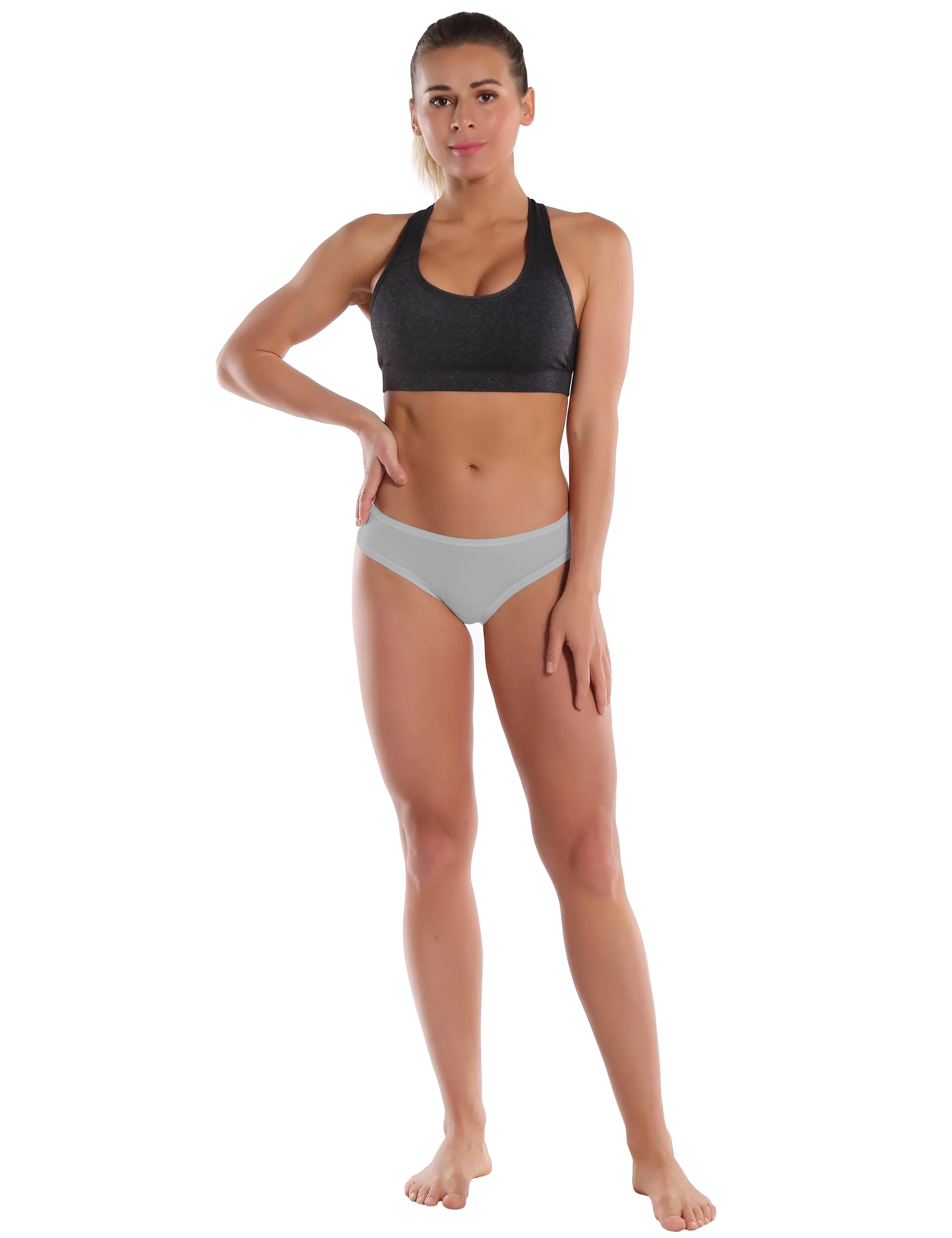 Super Soft Modal Sports Bikini Underwear lightgray_Tall Size