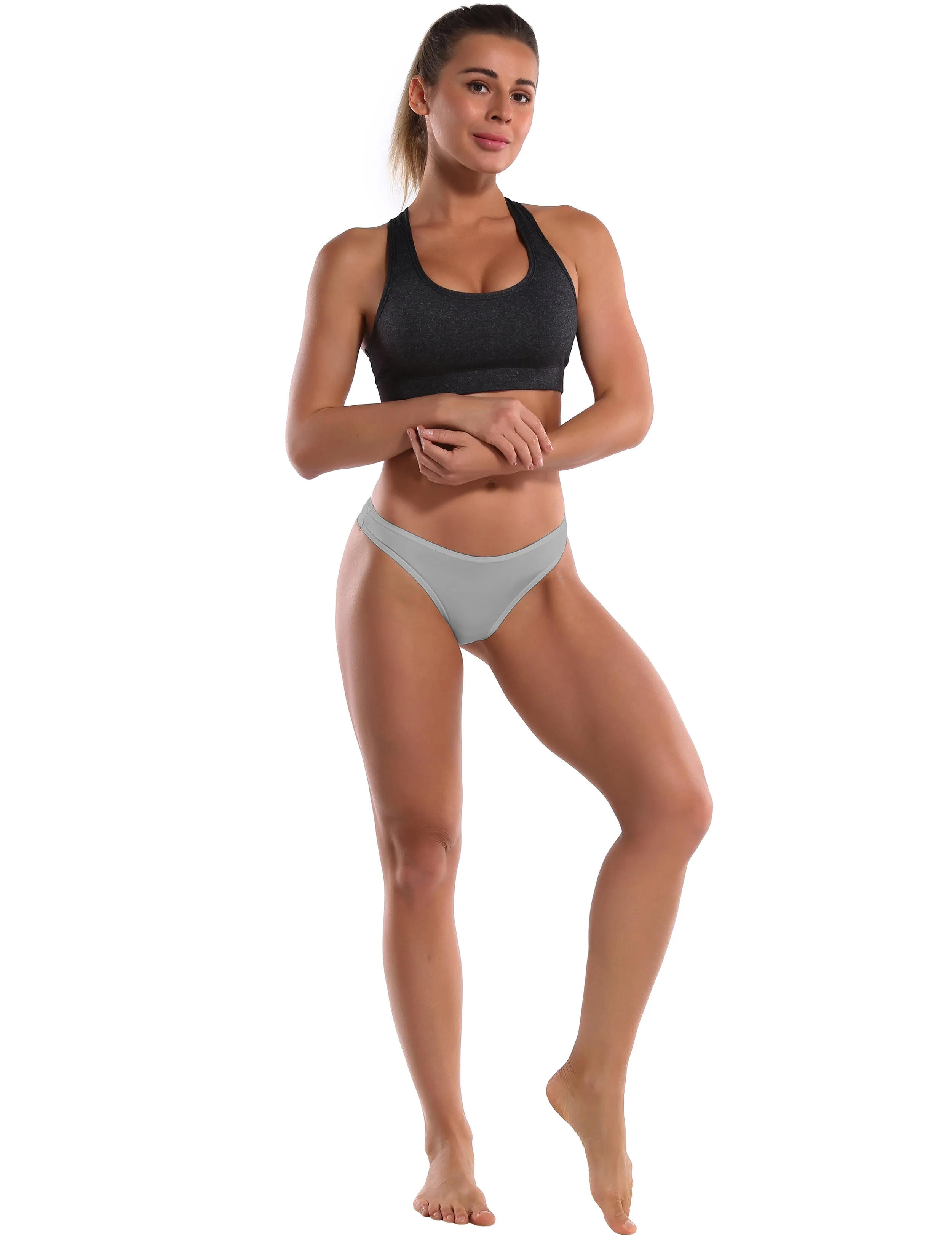 Super Soft Modal Sports Thongs underwear lightgray_Golf