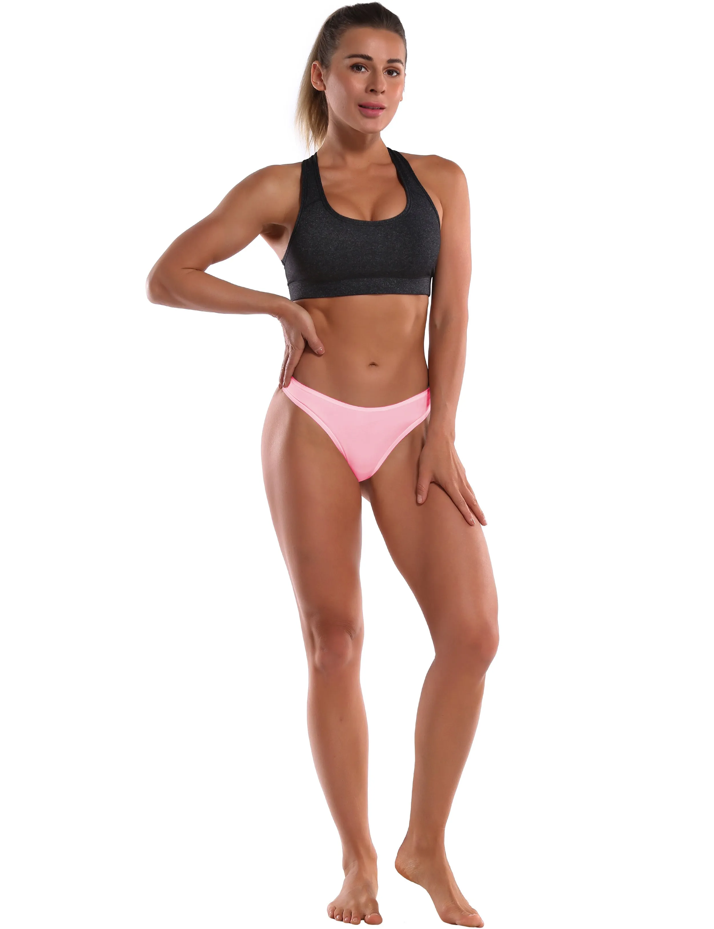 Super Soft Modal Sports Thongs underwear lightpink_Pilates