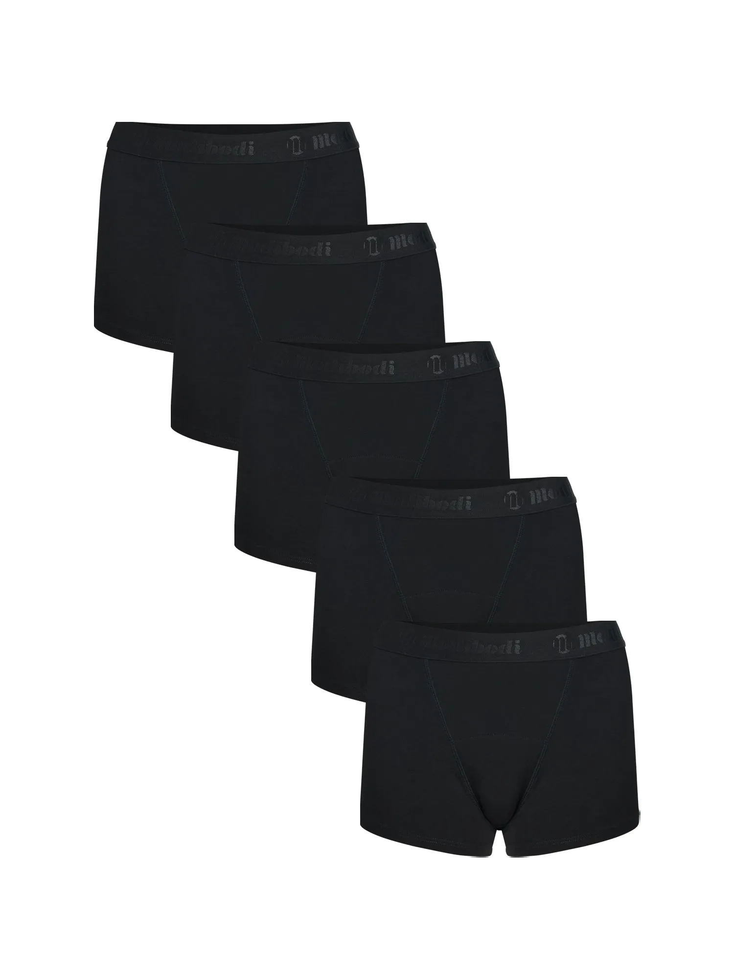 Teen Hipster Boyshort Moderate 5 Pack