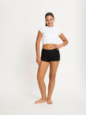 Teen Hipster Boyshort Super Black