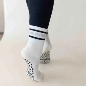 The Reformer Has My Heart - Crew Grip Sock (Barre / Pilates)