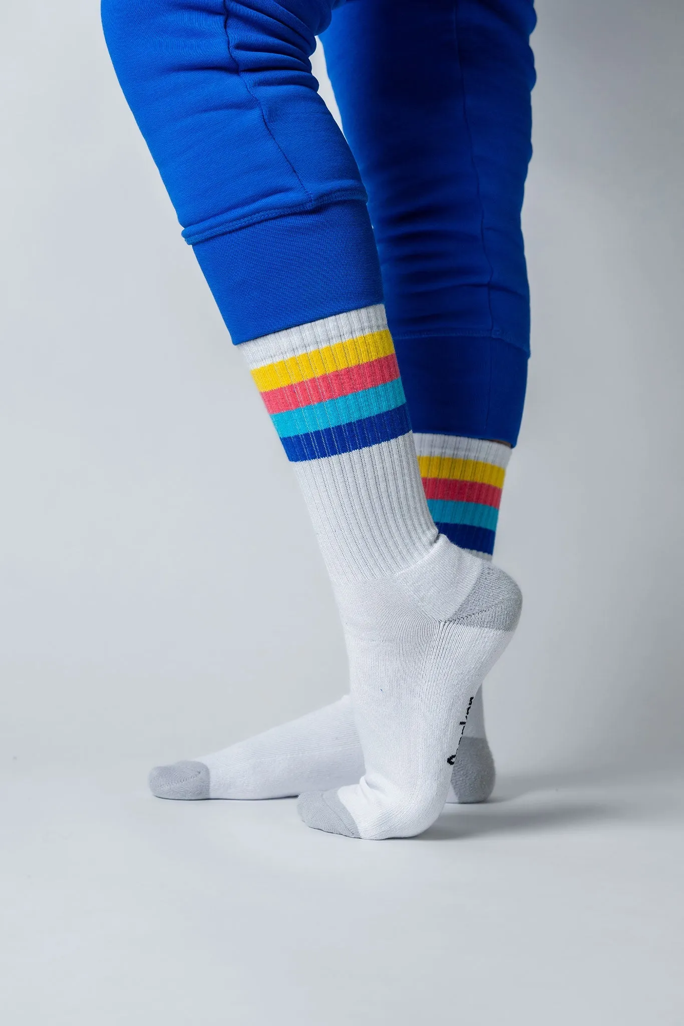 Unisex Socks - Sold As A Pack Of 5. Navy, White, Cobalt Blue, Black, Grey