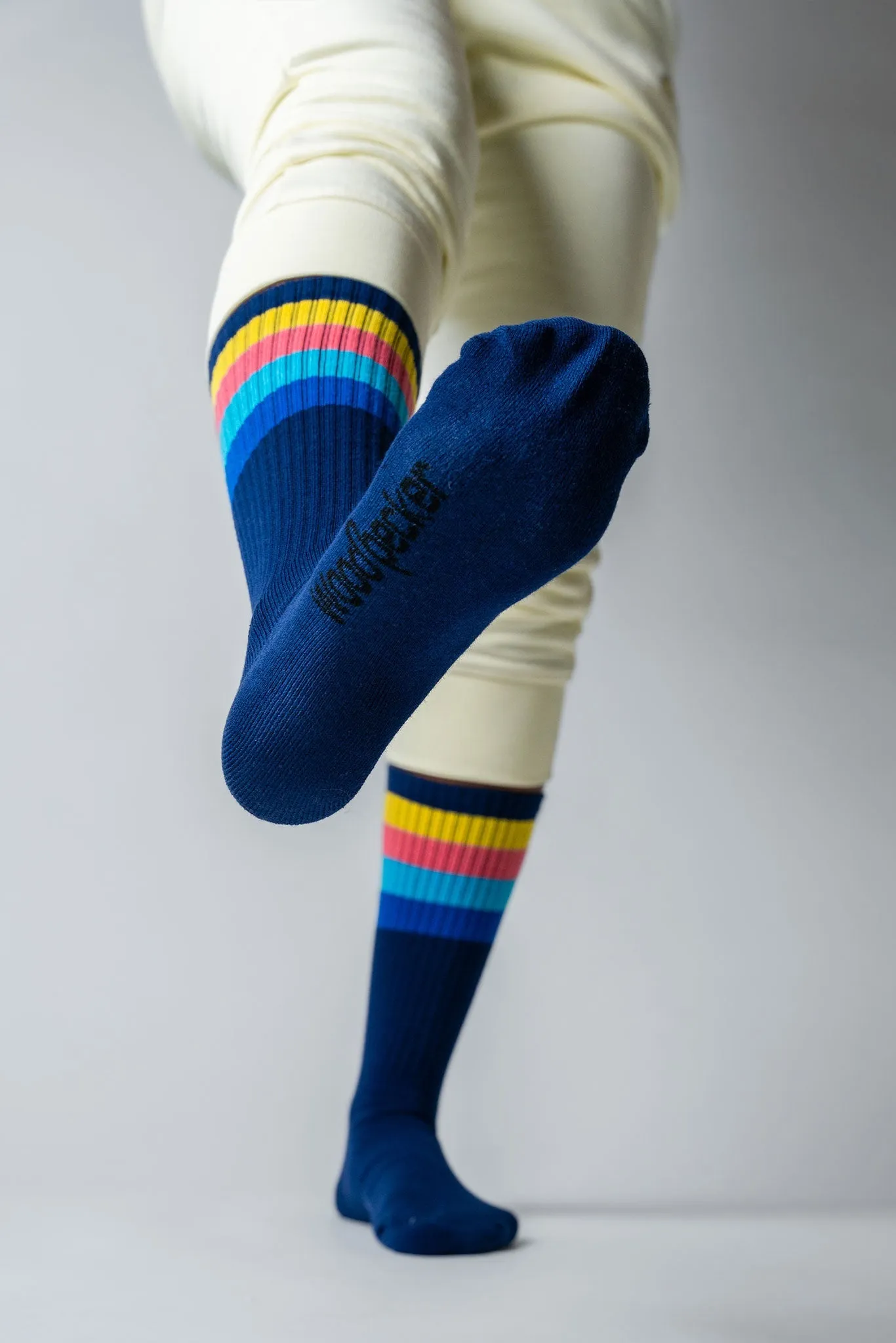 Unisex Socks - Sold As A Pack Of 5. Navy, White, Cobalt Blue, Black, Grey