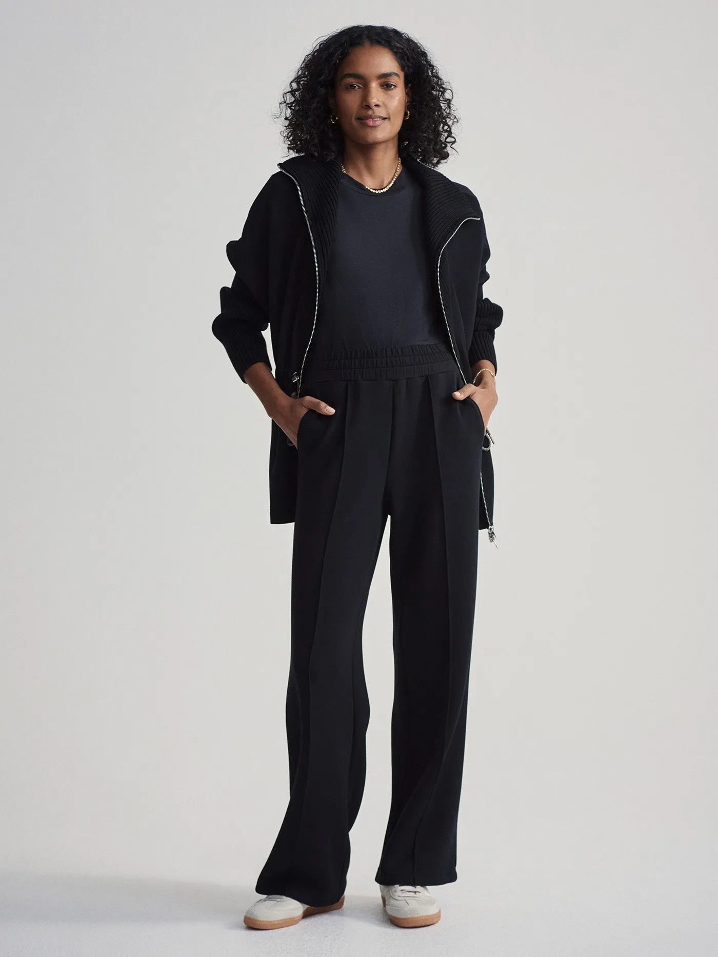 Varley The Wide Leg Pant 28 - Black
