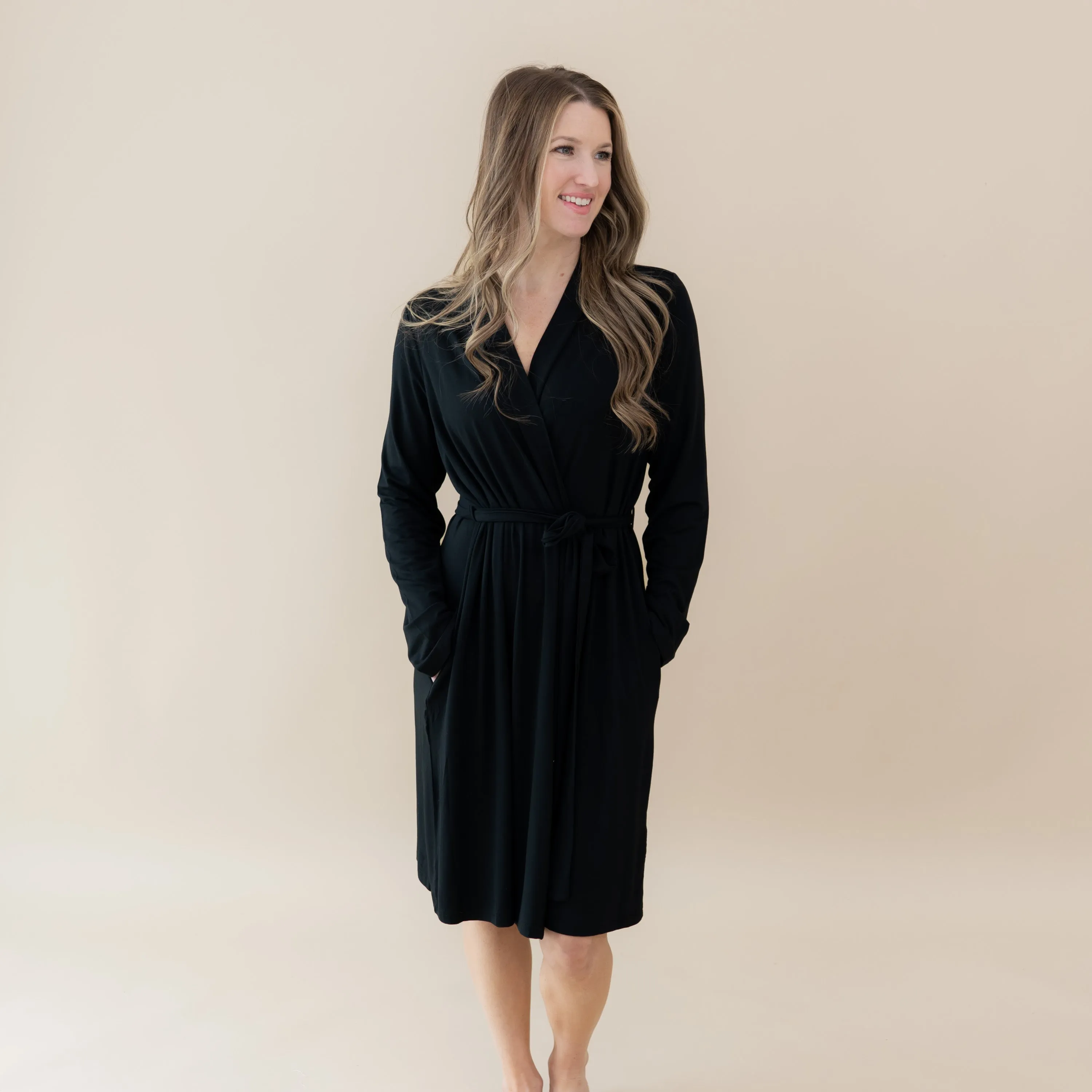 Women’s Lounge Robe in Midnight