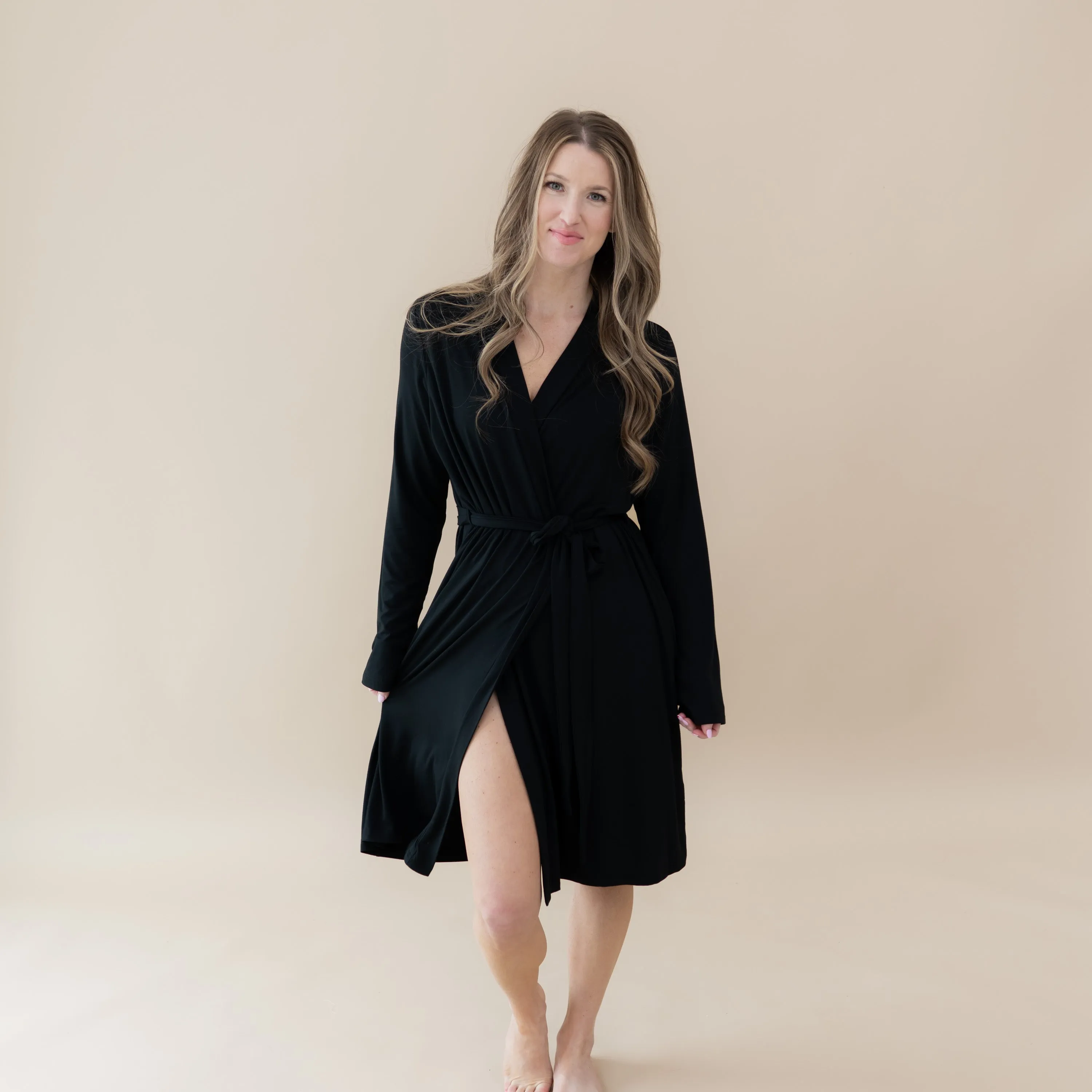 Women’s Lounge Robe in Midnight