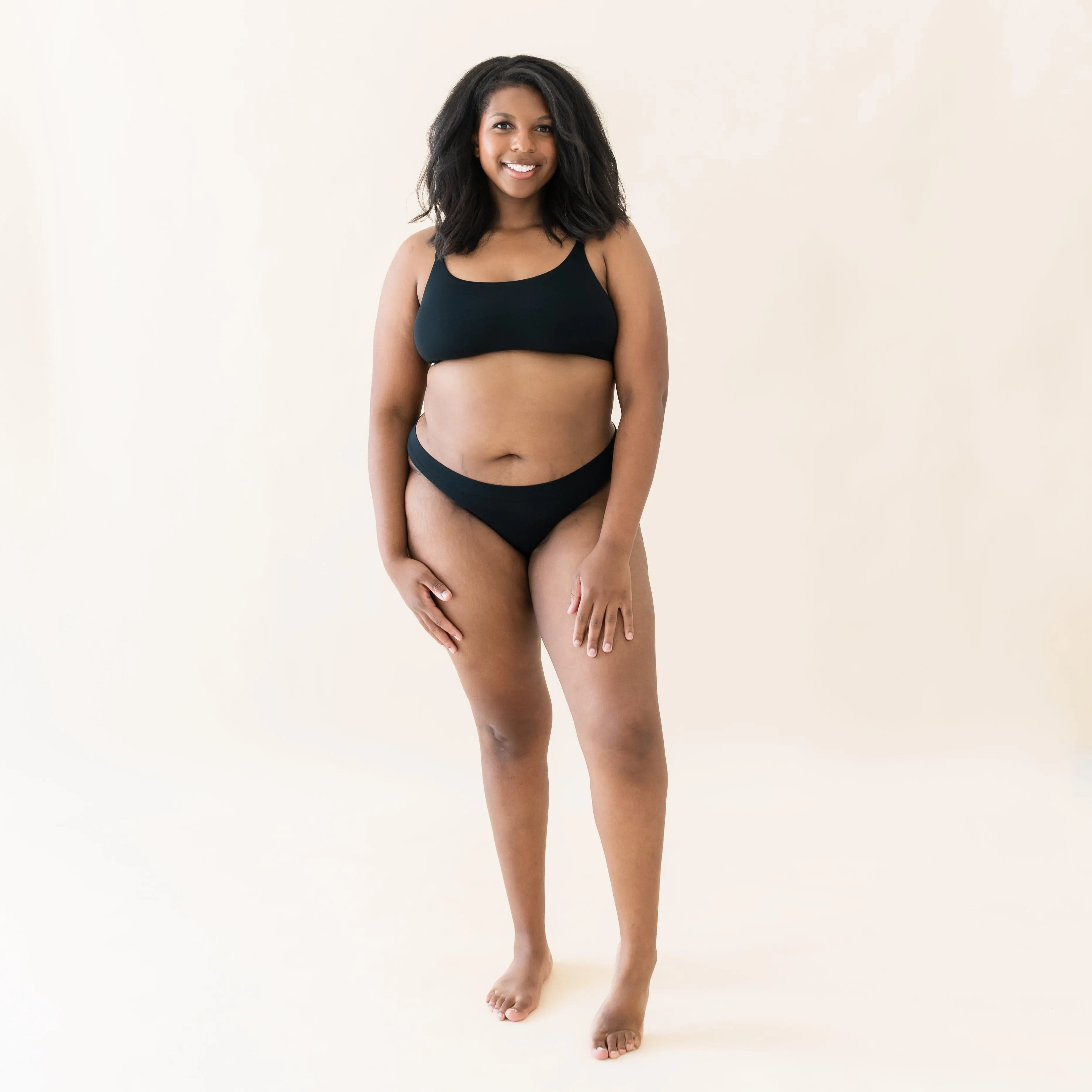 Women's Thong in Midnight